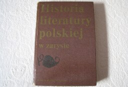 Historia literatury polskiej w zarysie  M. Stępień, Wydanie I twarda oprawa 