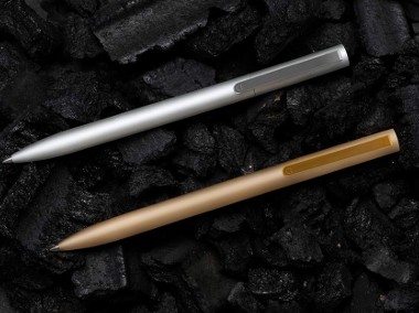 Długopis PEN MIJIA Metal Złoty i Srebrny kolor 0.5 mm + 3 wkłady-1