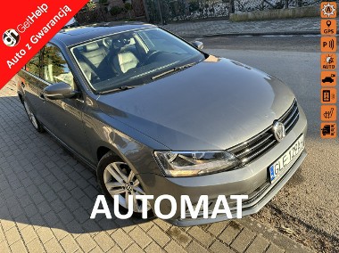 Volkswagen Jetta VI Mocna benzyna, automat ,nawigacja, światła dzienne, Isofix, USB, Aux-1