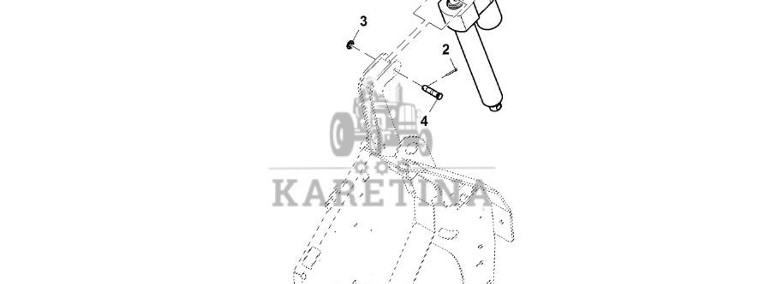 John Deere 960 - Urządzenie uruchamiające DC213363 (System owijania)-1