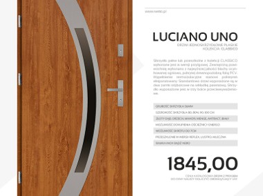 Drzwi zewnętrzne stalowe SETTO model LUCIANO UNO CLASSICO-2