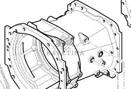 CLAAS Ares 617 697 ATZ Obudowa Skrzyni Biegów Przekładni CZĘŚCI 6005031573 0011493944