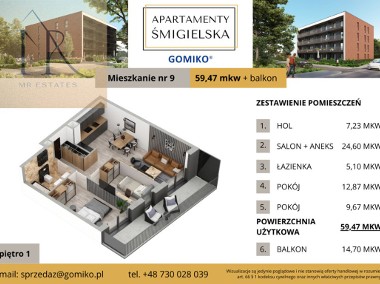 Apartamenty Śmigielska | apartament 9-1