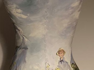 manekin recznie Claude Monet, Kobieta z Parasolem Malgorzata Piatek-Grabczynska-1