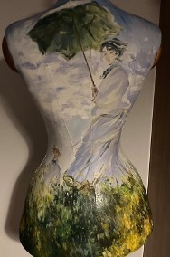 manekin recznie Claude Monet, Kobieta z Parasolem Malgorzata Piatek-Grabczynska-2