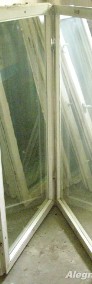 Okna drewniane używane dwuskrzydłowe - komplet 10 sztuk.-4