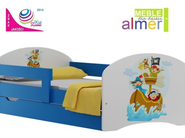 łóżko dziecięce 140x70 z szufladą i bajkowym wzorem - 53 modele-1