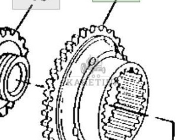 John Deere 7600 7700 7800 Piasta Przedniego Napędu R88213-1