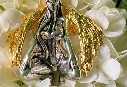 Amulet - Demon, anioł, bogini, diablica naszyjnik