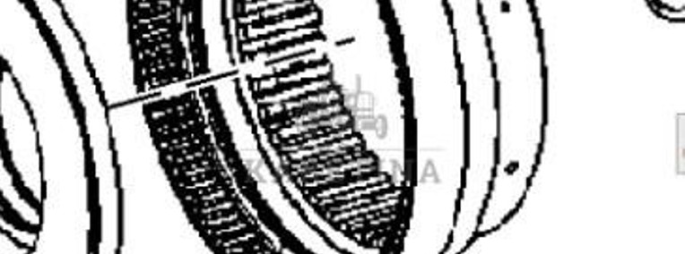 John Deere IVT AUTOPOWER 6820 6920 6920S Koło Koronowe 46 zębów CZĘŚCI L171322-1