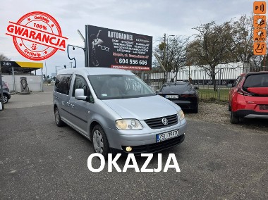 Volkswagen Caddy III 2.0 TDI 150 KM, Klimatyzacja Dwustrefowa, Hak, El. Szyby, Metalik-1