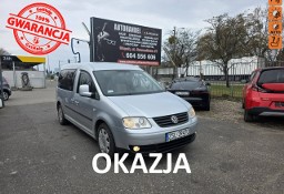 Volkswagen Caddy III 2.0 TDI 150 KM, Klimatyzacja Dwustrefowa, Hak, El. Szyby, Metalik