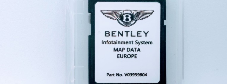 Aktualizacja map Bentley Infotainment System-1