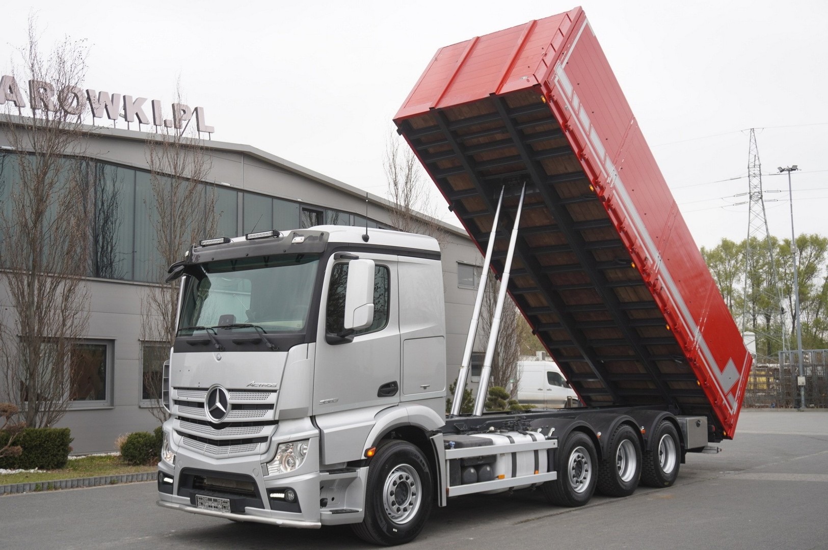Mercedes-Benz Actros 3563 8x4 / wywrotka do zboża 20 t ładowności_221860