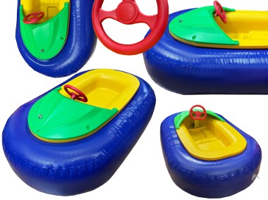 Dmuchana łódka dla dzieci ponton niebieski łódeczka 75kg  elektryczna do wody -1