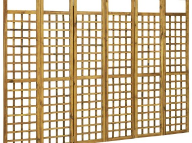 vidaXL 6-panelowy parawan pokojowy/trejaż, drewno akacjowe, 240x170 cm 46564-1