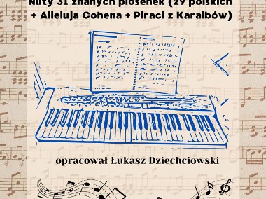 Piosenki na keyboard - nuty 31 znanych polskich piosenek, mp3, akordy, słowa-1