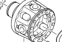 CLAAS Jaguar 970 Obudowa Mechanizmu Różnicowego Skrzyni Biegów 0007702371 00 0770 237 1
