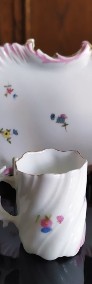 Zestaw swirlowej porcelany ręcznie malowane filiżanki z tacą w stylu neorokoko -4