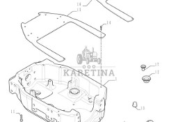 New Holland T6010 Płyta 84149580