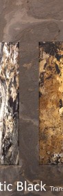 Rustic Black fornir kamienny transparentny na ścianę-3