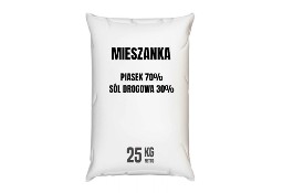 Mieszanka piasku i soli drogowej 