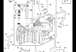 RE266566 John Deere 8345R - Zbiornik paliwa