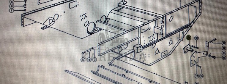 Łoźysko Claas Mega 370-340 Nr kat. części 000 647 451 2 Nr kat. części 000 647 451 2-1