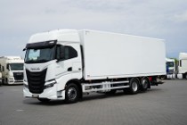 Iveco STRALIS S-WAY / 420 / E 6 / KONTENER + WINDA / 22 PALETY / RETARDER / OŚ SK