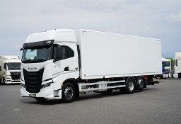 Iveco STRALIS S-WAY / 420 / E 6 / KONTENER + WINDA / 22 PALETY / RETARDER / OŚ SK
