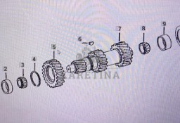 John Deere R62884/tryb/John Deere 4555/4755/4955 Nr części R 62884 Pasuje do 4555/4755/4955