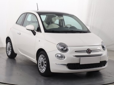 Fiat 500 , Salon Polska, Automat, Skóra, Klima, Tempomat, Parktronic,-1