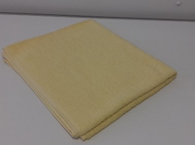 Ręcznik kąpielowy frotte „Witpol” jasnożółty, do sprzedania-1