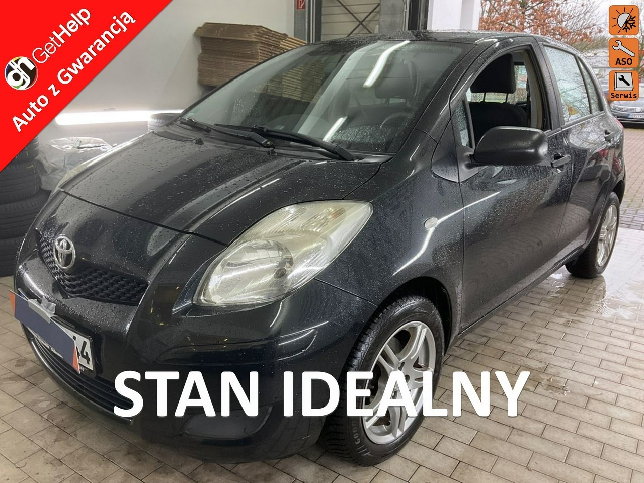 Toyota Yaris II 5d/Benzyna/Niski przebieg/Klimatyzacja/Isofix/Hak/Opony wielosezon.