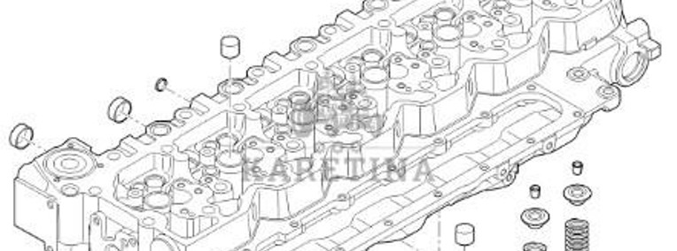 Claas AXION 810 850 870 Głowica Cylindra Silnika CZĘŚCI 0011506581 00 1150 658 1-1