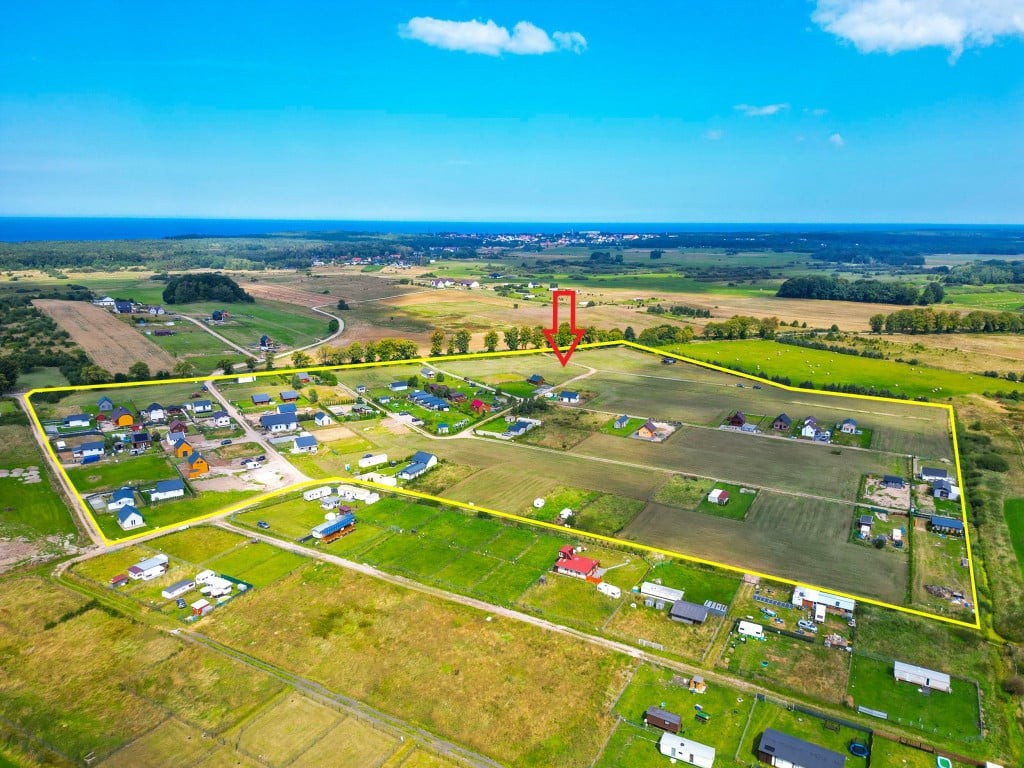 Działka budowlana nad morzem Rusinowo - Widok 2