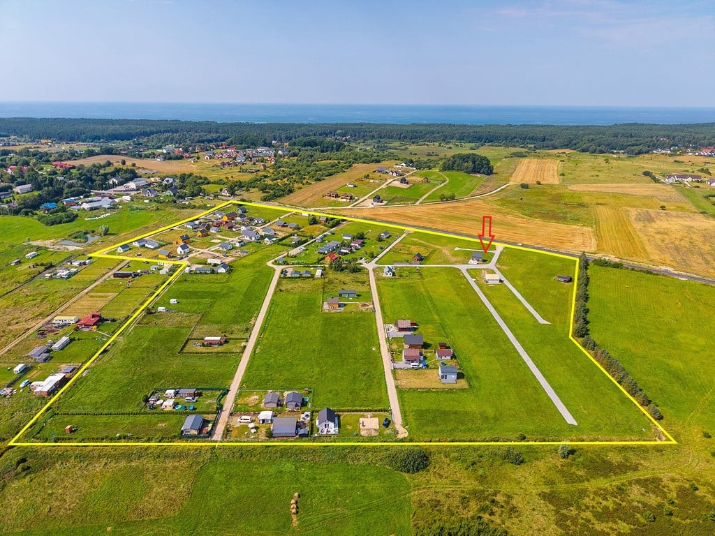 Działka budowlana nad morzem Rusinowo - Widok 3