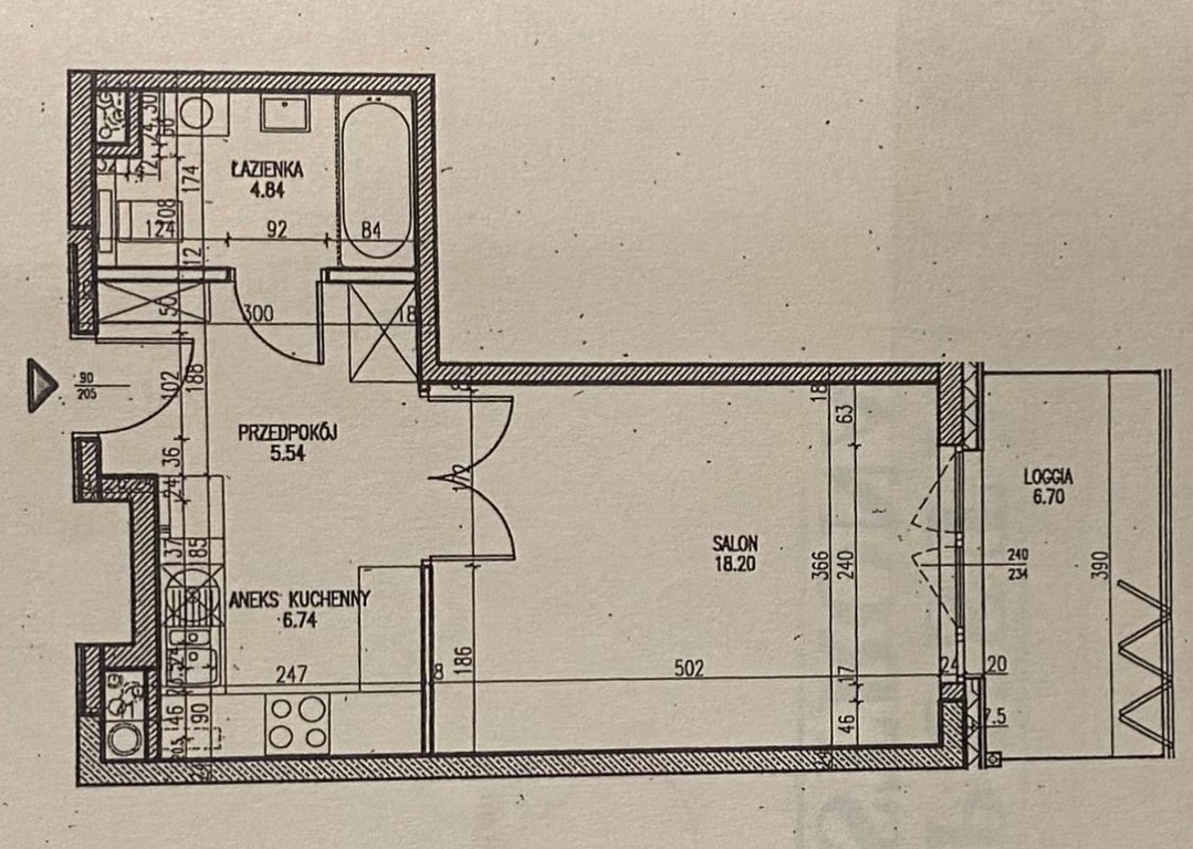 Aura Sky | kawalerka | 35,14 m² | duża loggia - View 2