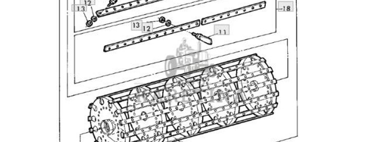 John Deere CTS - rotor AH134662-1