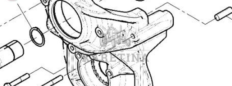 Fendt 930 933 936 939 942 Vario Gen 6 Obudowa WOM Jarzmo CZĘŚCI H218PF050036A-1