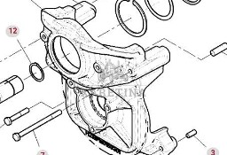 Fendt 930 933 936 939 942 Vario Gen 6 Obudowa WOM Jarzmo CZĘŚCI H218PF050036A