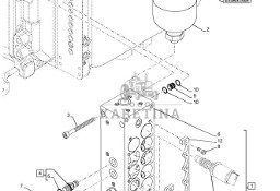 New Holland T6070 Zawór kolektora 48055639