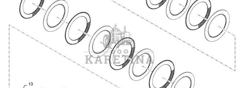 New Holland T6090 Płyta 47763799-1