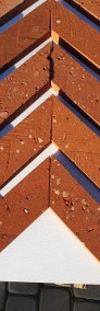  Płytki ze starej cegły rozbiórkowej licówka jodełka francuska  ze środka cegły -4