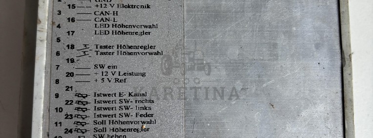 Claas Lexion - moduł sterownik Contour AutoContour 013362.2 013361.4 013362.3-1