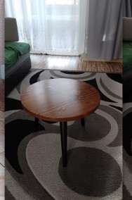 stolik kawowy okrągły drewniany stół drewna B01-2