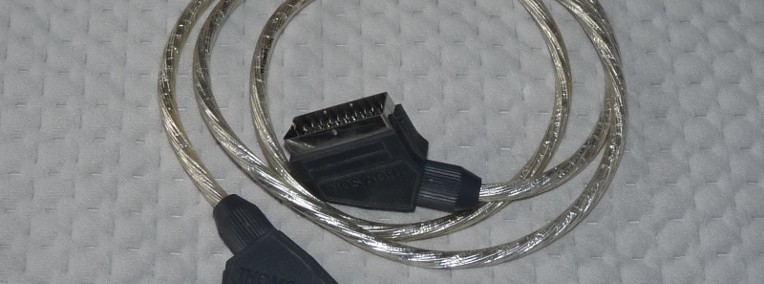 Kabel Scart Euro 1,5m srebrny-1