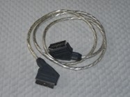 Kabel Scart Euro 1,5m srebrny