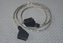 Kabel Scart Euro 1,5m srebrny