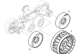 John Deere 9470RX - Koło zębate napędowe R571846 (Gąsienice i obciąźniki)